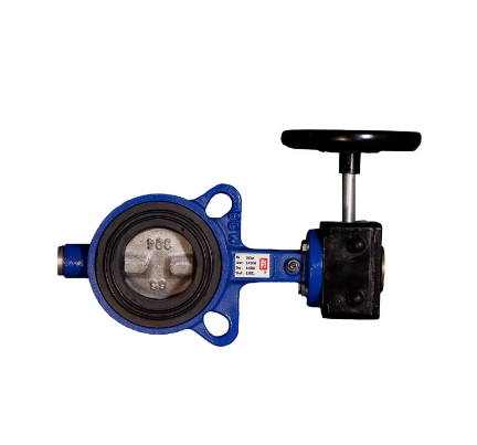 شیر پروانه ای گیربکسی 21/2 اینچ PN16 دیسک استیل میراب