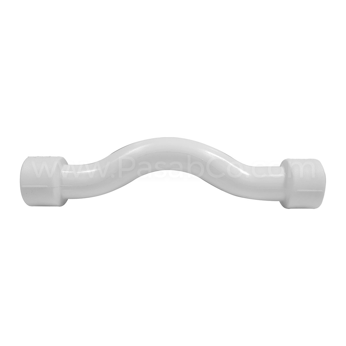 لوله خمدار دوسر بوشن سفید 20mm آذین کد 16208
