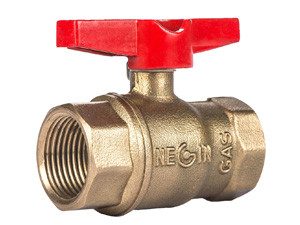 شیر گازی دسته خروسکی 1/2 اینچ psi400 نگین