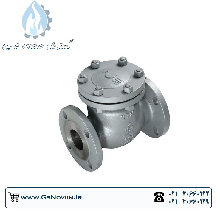 شیر یکطرفه "8 اینچ کلاس 150 فولاد ریخته گری دریچه ای