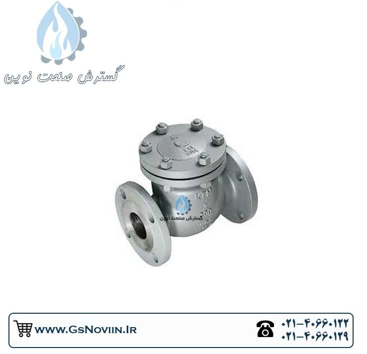 شیر یکطرفه "3 اینچ کلاس 300 فولاد A216 ریخته گری دریچه ای