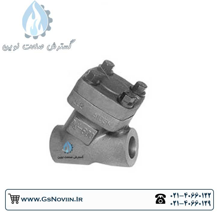 شیر صافی "3/4 اینچ کلاس 800 فولاد A105 فورج جوشی